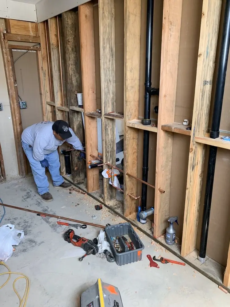 Commercial rough-in plumbing for Gas Line Repair in Mystic River